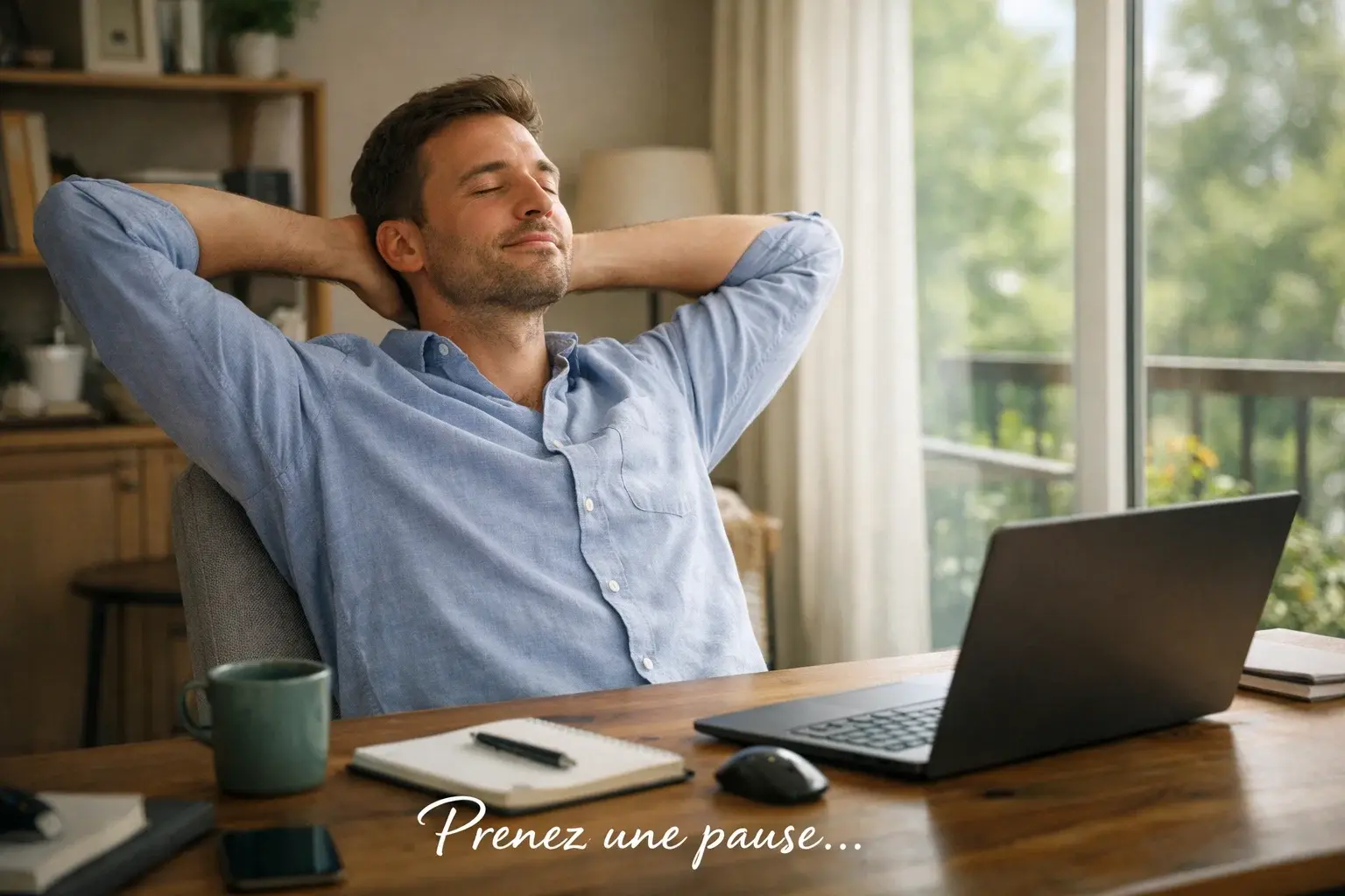 Personne prenant du recul pour g&eacute;rer l'impact &eacute;motionnel des pertes