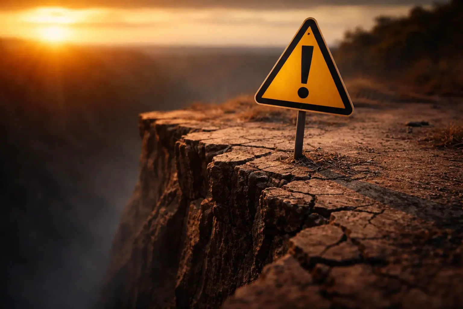 Panneau d'avertissement symbolisant les pièges à éviter dans les paris sportifs