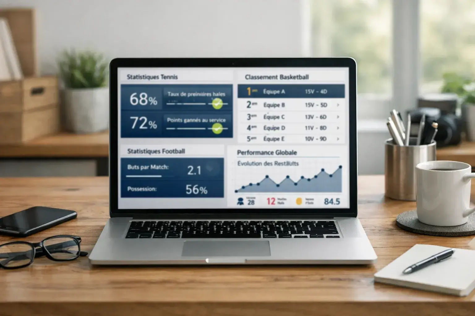 Outils statistiques pour diff&eacute;rents sports de paris