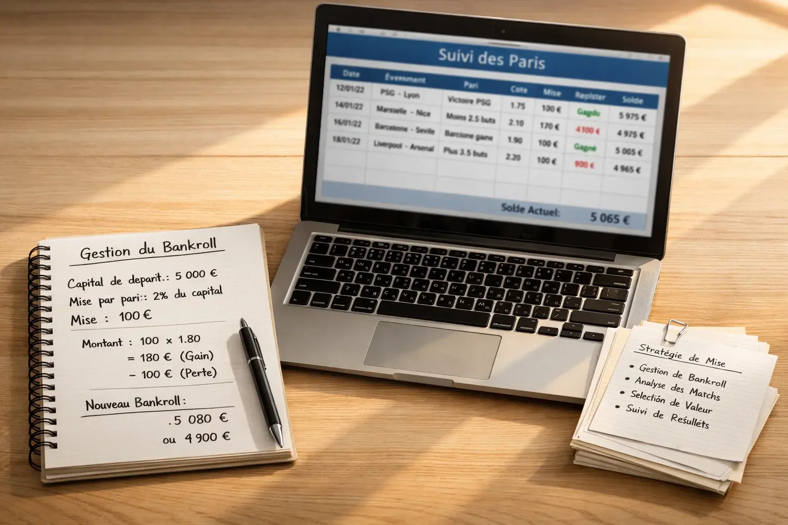 Construire les fondations solides pour devenir un parieur rentable