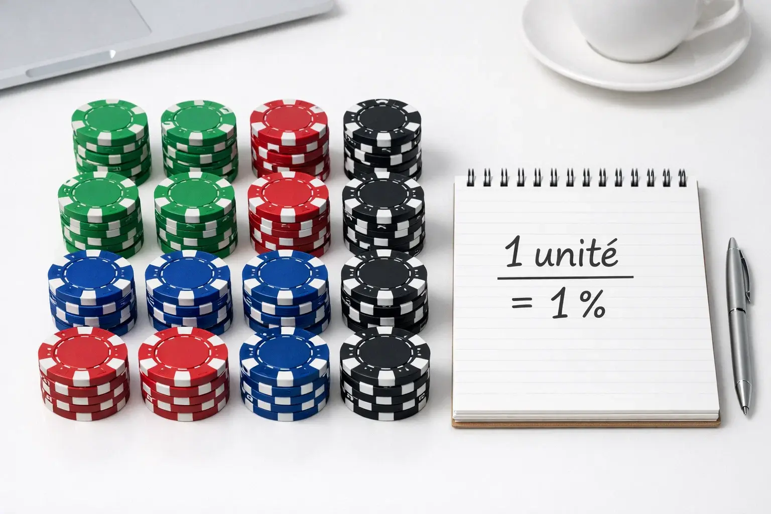 Repr&eacute;sentation visuelle du concept d'unit&eacute; de mise et de gestion de capital