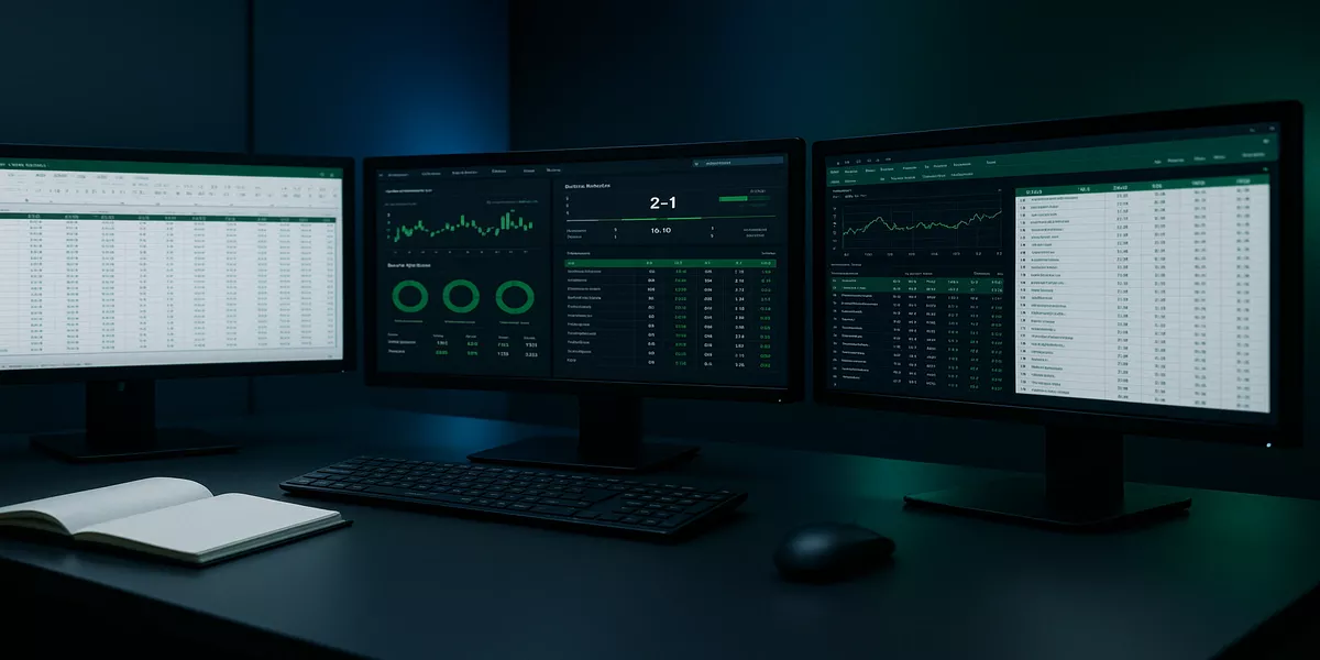 Configuration professionnelle pour paris sportifs avec multiples écrans